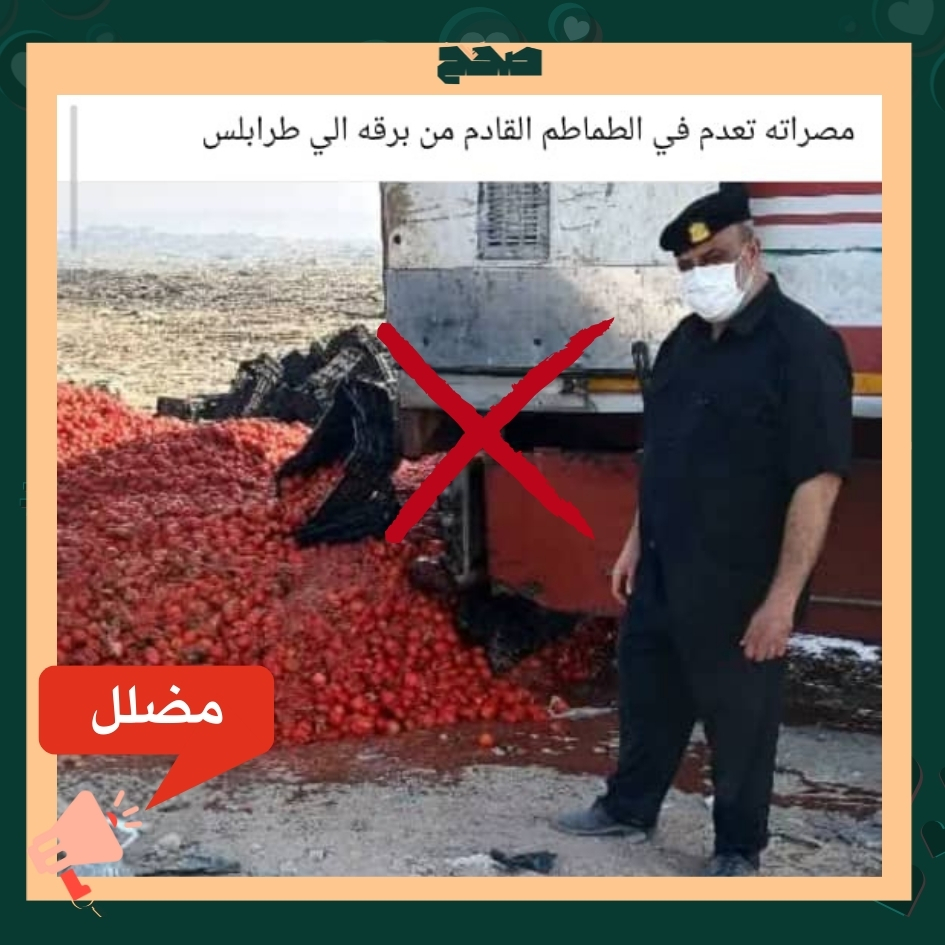 حقيقة خبر إعدام الطماطم القادمة من برقة إلي طرابلس